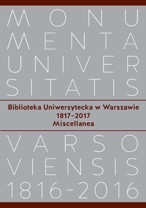 Biblioteka_Uniwersytecka_w_Warszawie_1817_2017._Miscellanea
