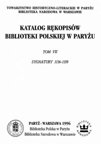 Katalog_Rekopisow_Biblioteki_Polskiej_w_Paryzu__t._VII__Sygnatury_1136_1359